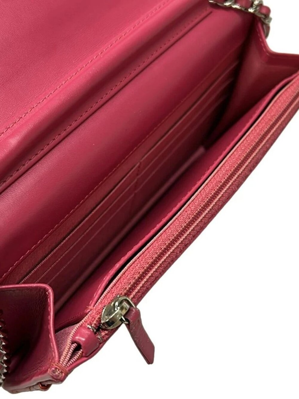 CHANEL Matelasse Pink Patent Leather Other Style Wallet - Picture 13 of 14